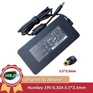 New Genuine Huntkey 19V 6.32A 120W HKA12019063-6B  HKA12019063-6C Laptop AC Adapter Charger for Inte