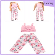 Gociy แฮนด์เมด18 "ตุ๊กตาเสื้อผ้าของเล่นเครื่องประดับ DIY จำลองของขวัญเสื้อผ้าตุ๊กตาเสื้อผ้าตุ๊กตาสำหรับเด็กบ้านของเล่นเด็กวันเกิดเด็กผู้หญิง