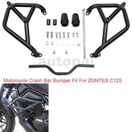 Fit For ZONTES 125C 125 C C125 C 125 Motorcycle Engine Guard Modified Crash Bar Bumper Anti-Falling 
