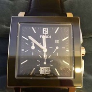 Fendi 手錶 腕錶 luxury Black Ceramic Square Mens Watch F651111