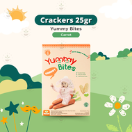 Yummy Bites Rice Crackers Carrot 25gr