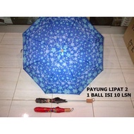 Umbrella satin umbrella/ 2-fold umbrella/ satin 2-fold mini umbrella/ motif RANDOM/