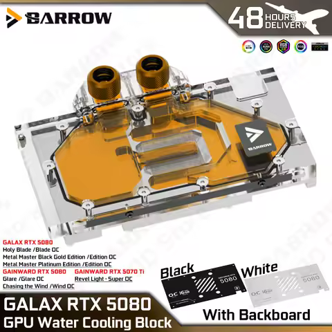 GALAX RTX 5080 GPU Water Cooler Block Holy Blade/Glare OC/Chasing The Wind Video Cards PC Liquid Coo