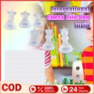 3D Chess Board Silicone Mould Chess Piece International Chess Silicone Mold 3D Chess Resin Mold Ches