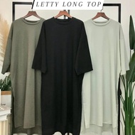 LETTY LONG TOP MUSLIMAH BLOUSE LONG BLOUSE MUSLIMAH