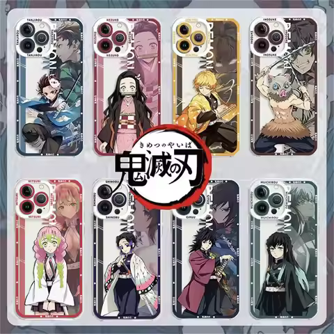 Anime Demon Slayer Case Cover For Huawei P40 Lite P30 Nova 3i 5T 7SE 9SE Honor 90 Lite X7B X8B X9B X