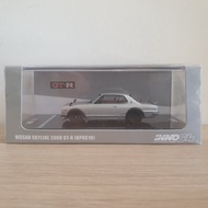 Inno64 Nissan Skyline 2000 GT-R 1/64 (KPGC10, KPGC-10, GTR, Silver, IN64-KPGC10-SIL, Acrylic, Acryli