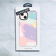 <928>【Hot】CASETiFY X Ốp Màu Hồng Vẽ Cọ IPhone 13 12 11 Pro Max Mini XS MAX XR X SE 6 6S 7 8 Plus Ốp