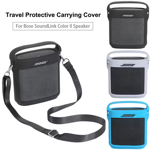 ZOPRORE Silicone Case Cover for Bose Soundlink Color II Bluetooth Speaker Travel Carrying Protective