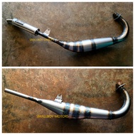 SUZUKI RGSPORT RGV120 SENAPANG PIPE ON OPEN RACING CHAMBER EXHAUST MUFFLER  EKZOS RACING SET RGS RG SPORT RGV 120 RG110