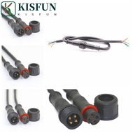 KISFUN Led Waterproof Cable Connector, led Connector Male to Female LED Strips Male and Female Connector, 2pin/3pin/4pin/5pin Waterproof LED Strips Light Cable Wire Plug