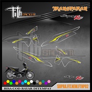 TRANSPARENT Striping SUPRA FIT NEW FTHP02 Sticker Variations Sticker list body motorbike SUPRA FIT N