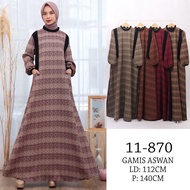 Pgmta - Muslim Women's Gamis Aswan Fashion Women's Hijab All-Size YMD11870