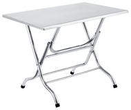 QLine โต๊ะพับเหลี่ยม 70x110 ซม.รุ่นอีโค่ ST-102/3