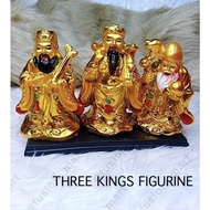 Gold Three Kings Three Wise Men Figurine 14x5.5x8cm