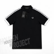 T-Shirt Fred Perry Taped Hype Premium Quality Realpict Embroidered logo