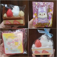 Squishy ibloom Marmo Shortscakes choco white toast sanrio melody ibloom squishy popsicle foxy