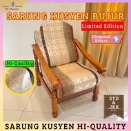 [✅CLASS A✅] Sarung Kusyen Bujur 6 Kerusi Size STD &amp; JKR / Hi-Quality Limited Edition Sarung Kusyen 3 2 1 Seater