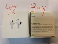 收購全新 Airpods 4 Airpods Pro 2 USB-C AirPods 4 ANC ver. Pencil Pro type c Airpod4 homepod mini 信用卡 禮品 