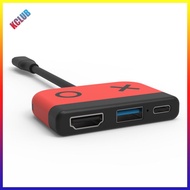 3 In 1 Docking Station USB3.0 Switch Docking Station 4K 30Hz Converter Type-C To HDMI-compatible for Switch/Switch OLED