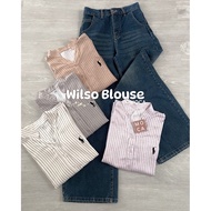 WILSO BLOUSE BY MOCA BLOUSE MOTIF COTTON RAYON MATERIAL