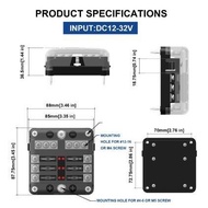 Fuse Box 6V 12V 24V Fuse Box 6 Way 6 Output Original and Trusted Fuse Box