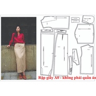 Drawing on A0 paper code 1865 – Making a dress set