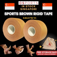 Brown Rigid Tape Sports Rigid Tape [3.8cm x 13.7m] THICK & QUALITY