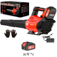 【COD】XumTom 21V เครื่องเป่าลม พลังงานสูง มอเตอร์ไร้แปรงถ่าน เป่าลมไร้สาย เครื่องเป่าใบไม้ For Makita