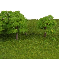 [Simhoa21] 25x Z SCALE Model Train Trees Street Layout Garden Landscape Wargame Diorama