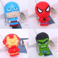 Kids Toys Stress Relieve Toys Squishy Cartoon Superhero Marvel Iron Man