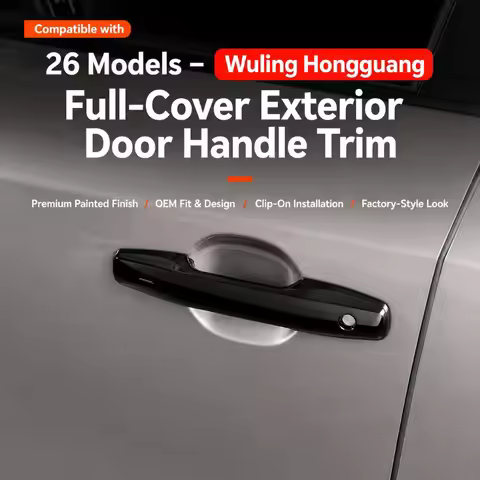 For 2026 Toyota Vellfire Car Door Handle Cover Trim Styling Decoration Exterior Styling Stickers Par