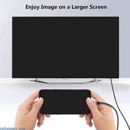 zebeaacc Aluminum Built Type C HDTV Cord Delivers 3840x2160 Resolution For Movie Gaming Office Prese