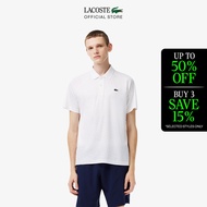 Lacoste Men's Tennis X Novak Djokovic Fan Version Polo Shirt - Performance ( White ) - DH5174