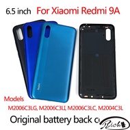 Original 6.53" For Xiaomi Redmi 9A Back Battery Cover Lid Rear Door Housing Case Panel M2006C3LG M20