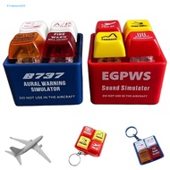 Egpws Warning Sound Simulator Aviation Keychain Realistic Aircraft Keychain with Egpws Warning Sound