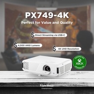 Projector ViewSonic PX749-4K 4000 lm /4K โปรเจคเตอร์ เครื่องฉายภาพ รับประกันตัวเครื่อง 3 ปี หลอดภาพ