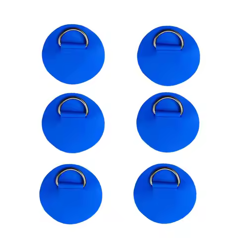 6.5CM D-Ring Patch for Inflatable Boat Kayak Dinghy SUP D-Ring PVC Patch Stand-Up Paddleboard Canoe 