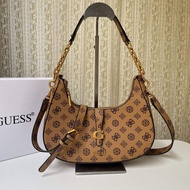 GUESS BAG กระเป๋าผู้หญิงสไตล์ใหม่ทันสมัยและอเนกประสงค์กระเป๋าสะพายไหล่เดี่ยวรักแร้กระเป๋าเสี้ยวลำลอง