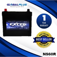 (Ambil Sendiri Di Kilang @ Own Pickup)EXCEL NS60R 48B24R/50B24R MAINTENANCE FREE BATTERY for Proton 