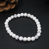 白松石手串天然石手鏈優雅氣質款自然紋理