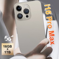 2025I16 Pro Max Cross-Border Mobile Phone 16+1TB Large Screen Cheap Android Smartphone