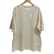 เสื้อยืดแขนสั้น Y-3 ทรงบ็อกซี่ สีขาว (IB4801) - สีเบจ