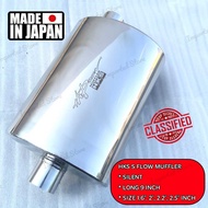 HKS S Flow Muffler for Hyundai Sonata, Ford Focus, Accord, Camry, Altis, Kia K5, Kia Forte, Cerato K