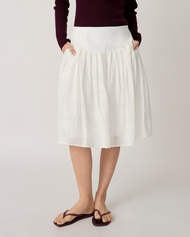 AIMER - Pleated Midi Skirt