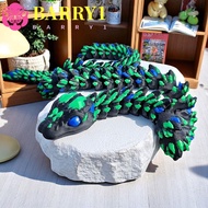 BARRY1 3D Printed Snake, Simulated Eye Snake Baby 3D Printed Diceratops Snake, Movable Jointed Statu