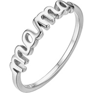 CAITLYN Exquisite Mother Ring, 18K Gold-Plated Sterling Silver Material, Simple Style, Gift for New 