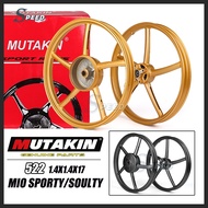 MUTAKIN Mags 522 Mio Sporty/Soulty 18T Front Disc Brake 4 Holes Rear Drum Brake 1.4*1.4*17