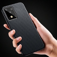 Carbon Fiber Protective Back Case silicon For Samsung Galaxy S21Fe/S22/S22 PLUS/S22 ULTRA