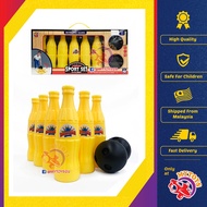 Bowling Bottles Kids 6 Pin 2 ball Bowling Game Toy Indoor Sports Toys for Boys Bowling Ball and Pins